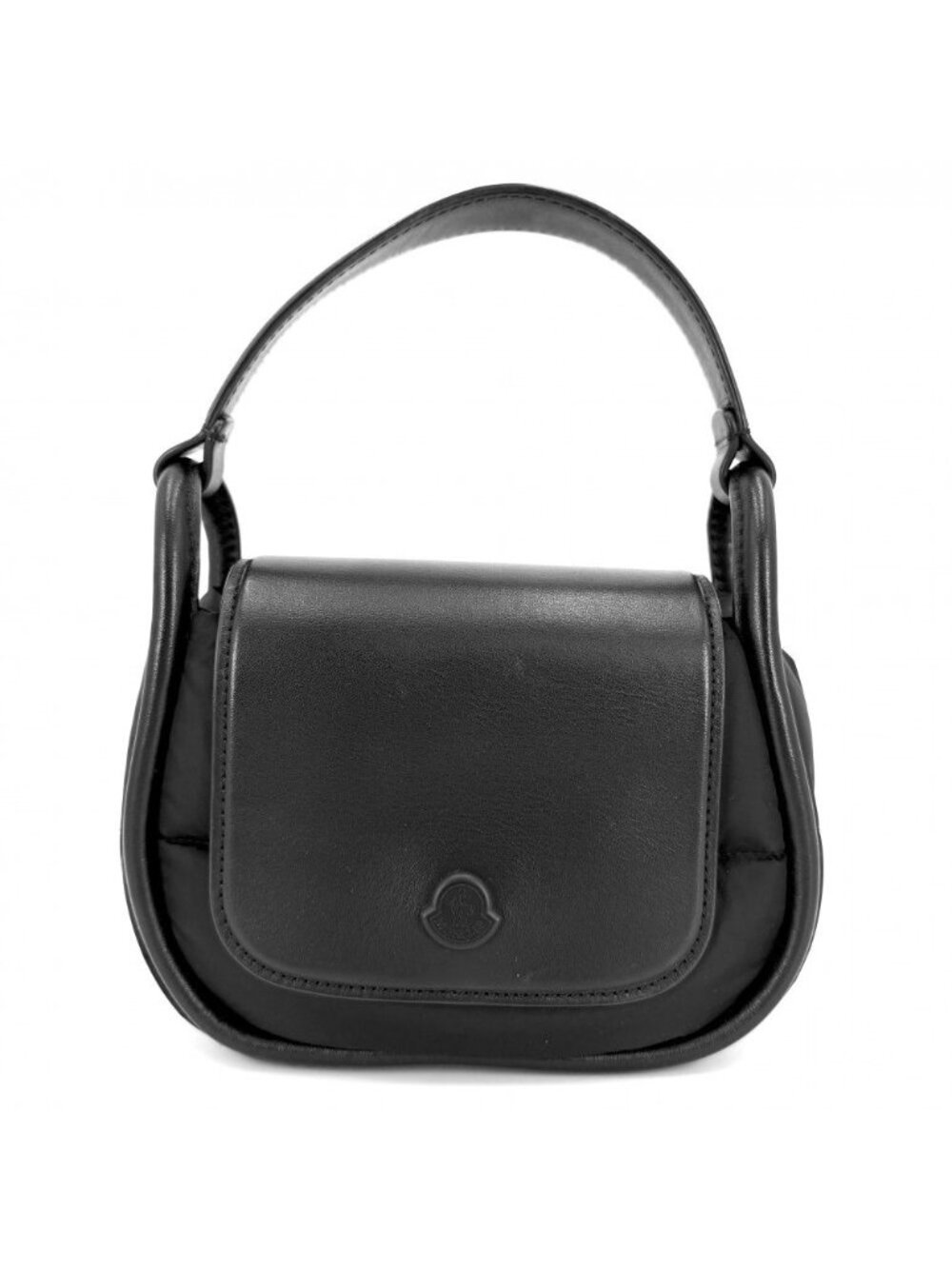 Moncler Tiarna Mini Bag Shoulder Crossbody Nylon Leather Black